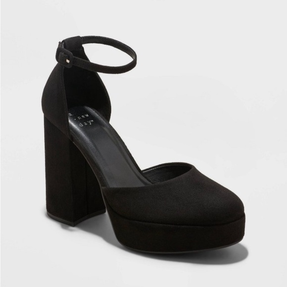 Women's Noir Platform Pumps - A New
Day™ Black 7 new - Picture 1 of 6